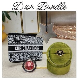 Authentic Dior Vintage Adjustable Bee Ring W/ Dior Gifts